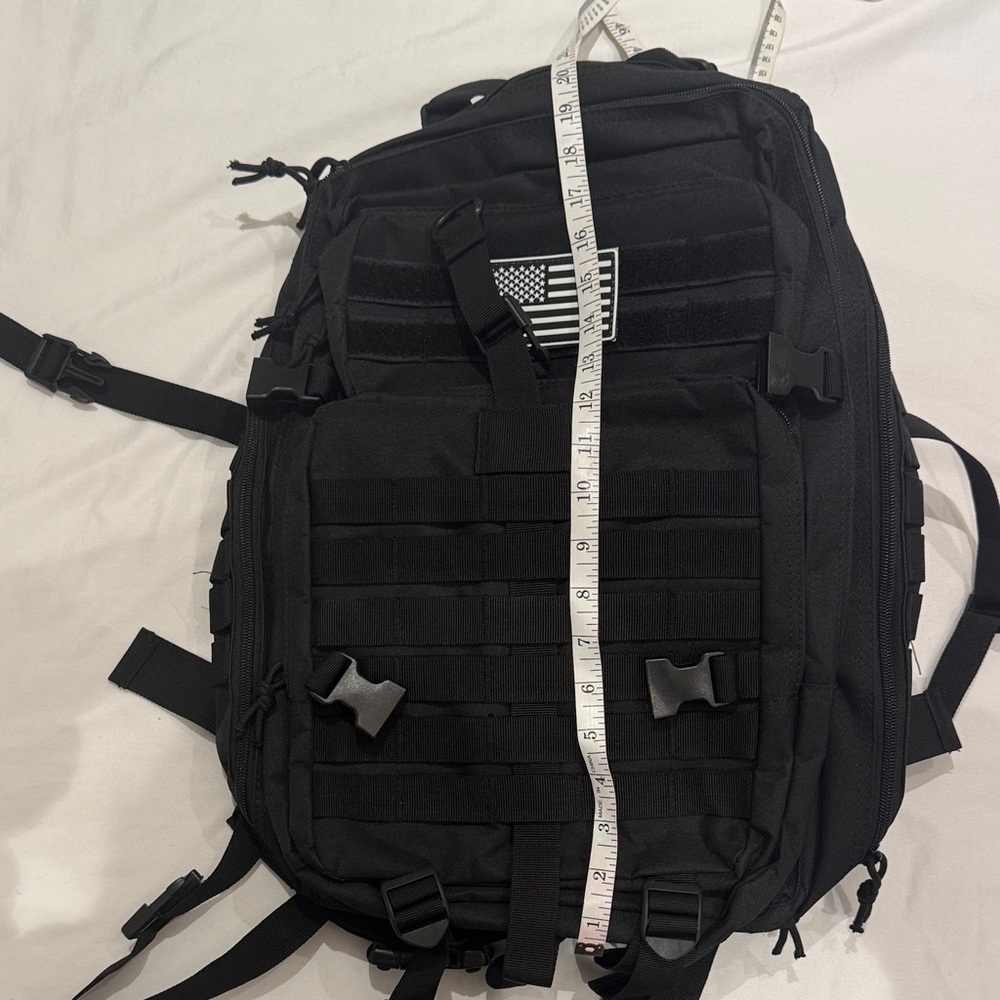 Tactical Black Backpack
